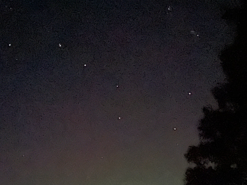 The night skies are so clear here in De Tour Village, that a simple cell phone can easily capture the Big Dipper.