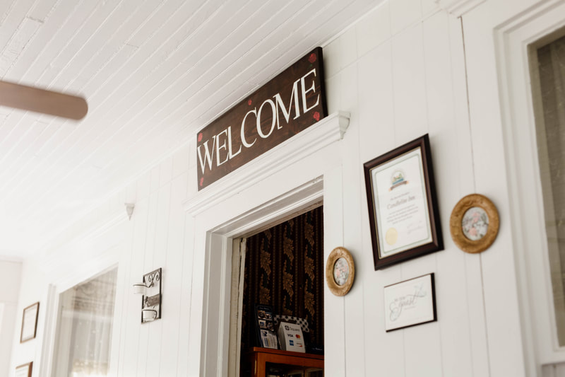 This one of a kind Welcome sign hangs on the front porch beckoning guests in.  Thank you Amy for hand crafting this.