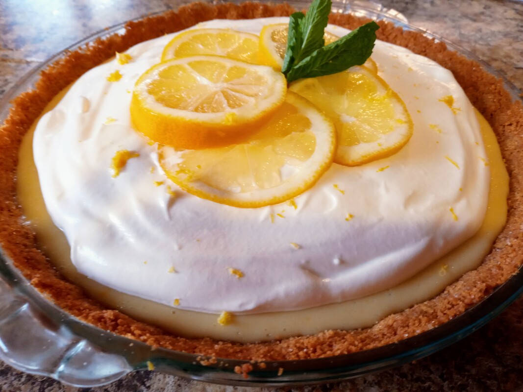 Lemon pie - yum!