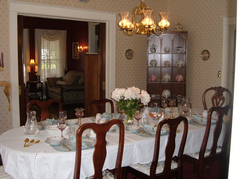Welcoming dining room, otherwise known as the treat room.