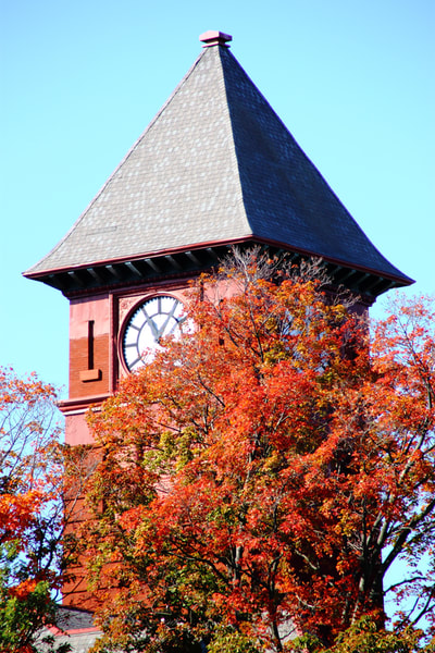 Ludington's clock tower at James and Ludington Avenue