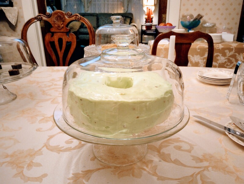 Moist and light, pistachio cake has become a much oft requested dessert at Candlelite Inn Bed & Breakfast.