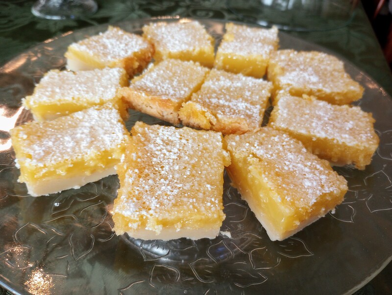 Old fashioned lemon bars are a tangy delight