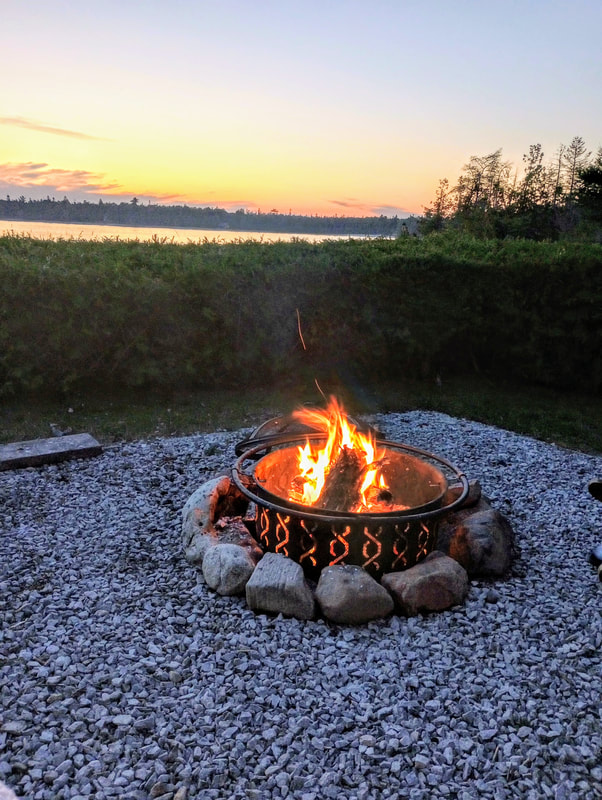 Make memories at Candlelite Cove.  Besides the spacious deck and hammock for two, are rockers, a spacious swing, and of course a rock encircled fireplace facing Lake Huron.