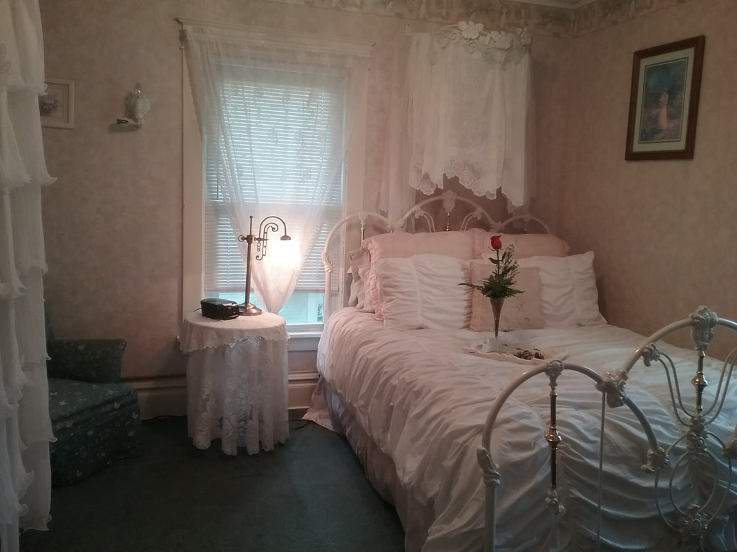 Lace Room is the smallest, yet is so cozy and adorable to nest in.